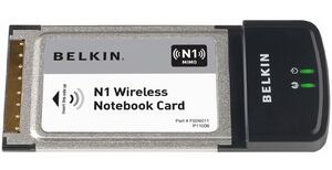Belkin n1 wireless notebook card